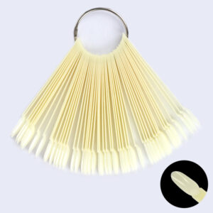 Negle palett hvite , Rund form ,50 stk med ring