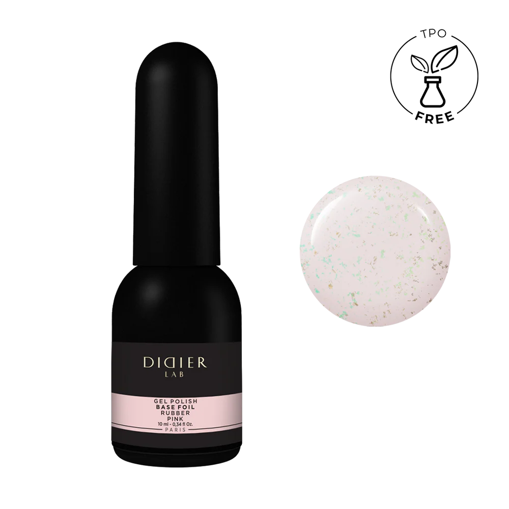 Rubber Base Foil-med folie , Pink 10