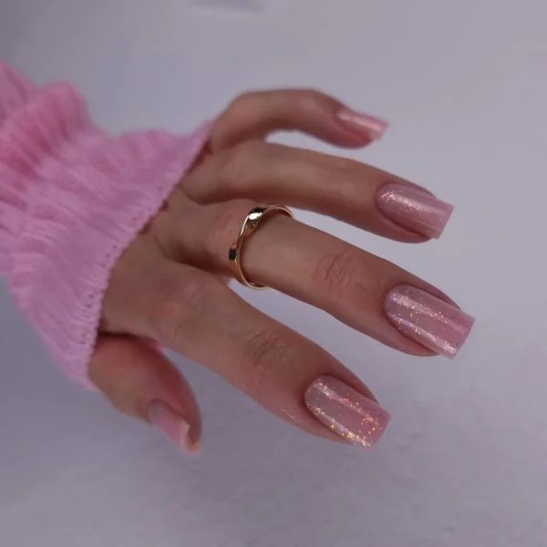 Rubber Base Foil-med folie , Pink 10 - Bilde 4