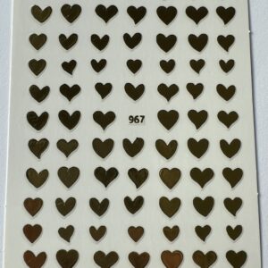 Sticker - Hjertet - gull