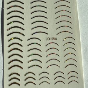 Sticker - Månen - gull rainbow