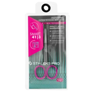 Staleks Smart 41 type 3 proffesional cuticle scissors with hook SS-41/3