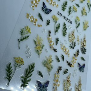 3D sticker for negler dekore- Butterflies