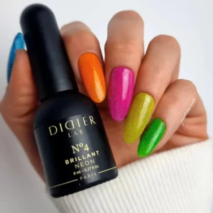 Gellakk Brillant Neon No 4 , 8 ml.