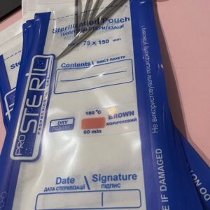 Steriliserings poser - Kraft bags 75x150 mm for sterilization ProSteril transparent  100 pcs