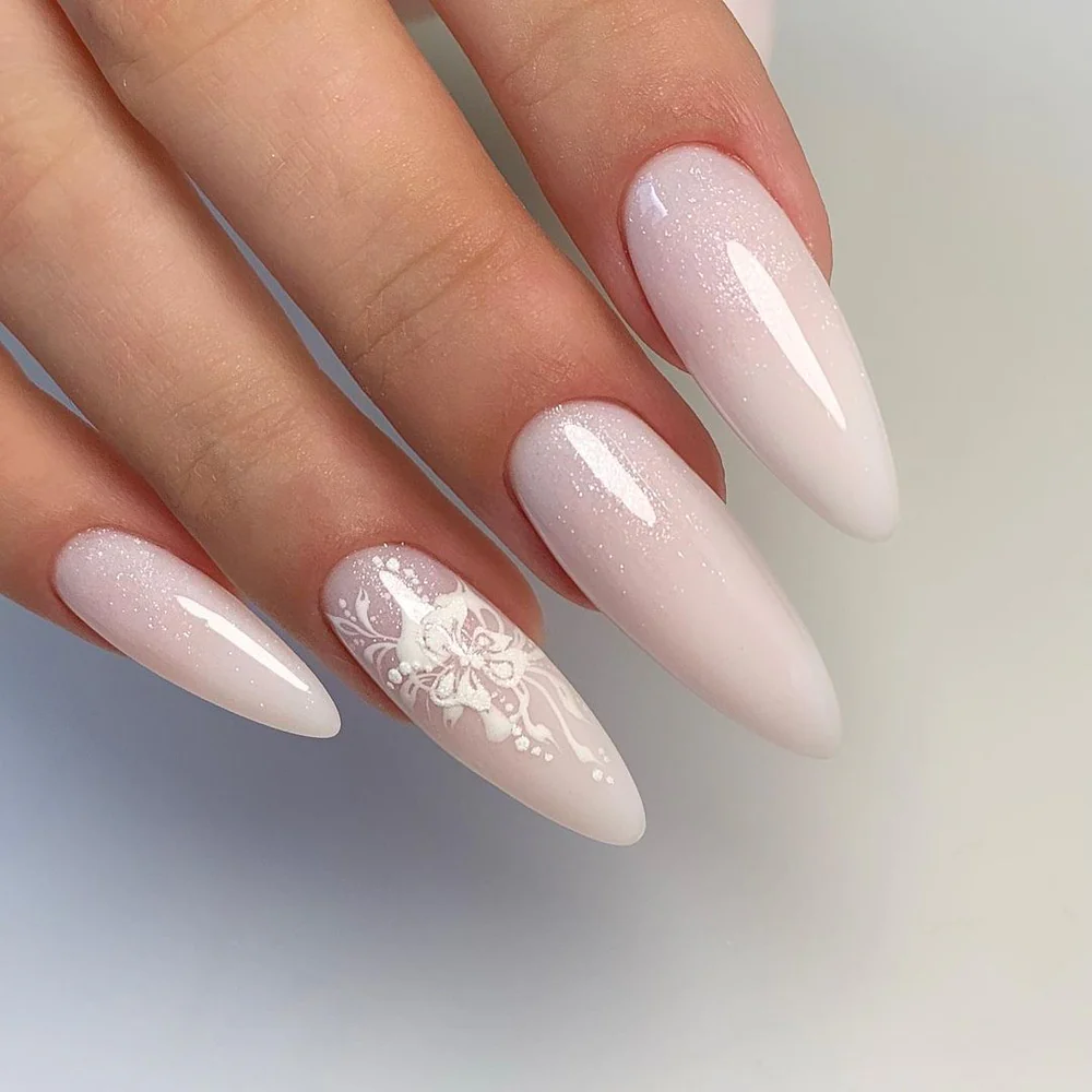 Didier Lab Fiberglass Base, Shimmer White, 10ml. - Bilde 7