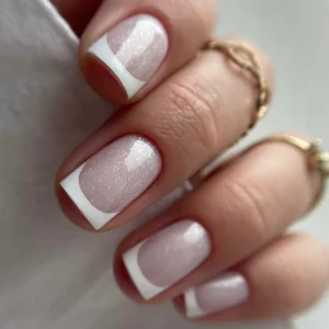 Didier Lab Fiberglass Base, Shimmer White, 10ml.