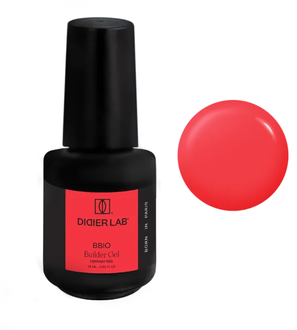 Didier Lab Builder Gel in bottle BBIO- Ferrary Red. 15ml.