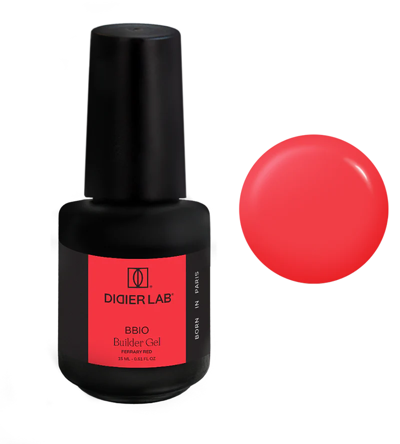 Didier Lab Builder Gel in bottle BBIO- Ferrary Red. 15ml.