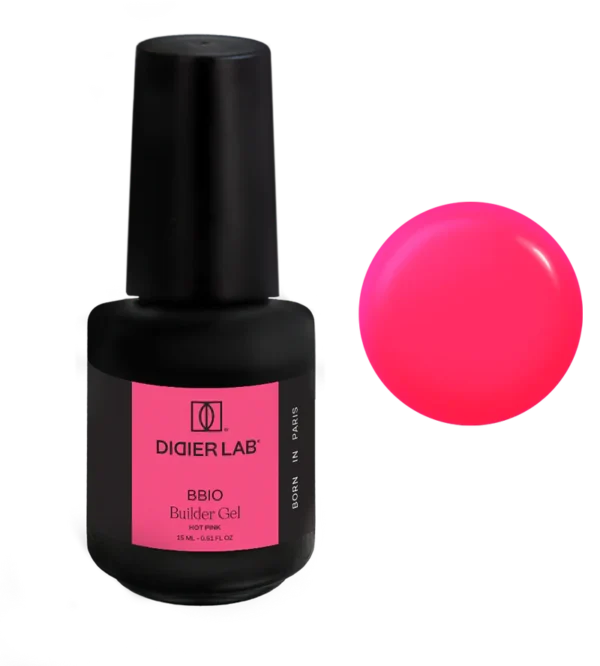 Didier Lab Builder Gel in bottle BBIO- Hot Pink. 15ml.
