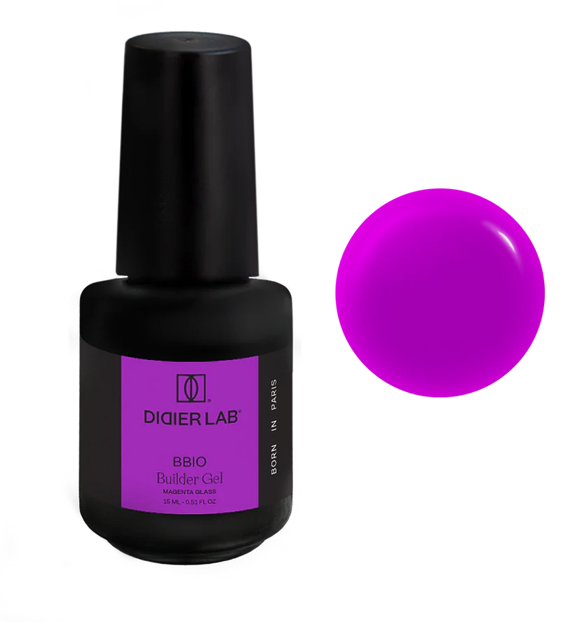 Didier Lab Builder Gel in bottle BBIO- Magenta Glass. 15ml.