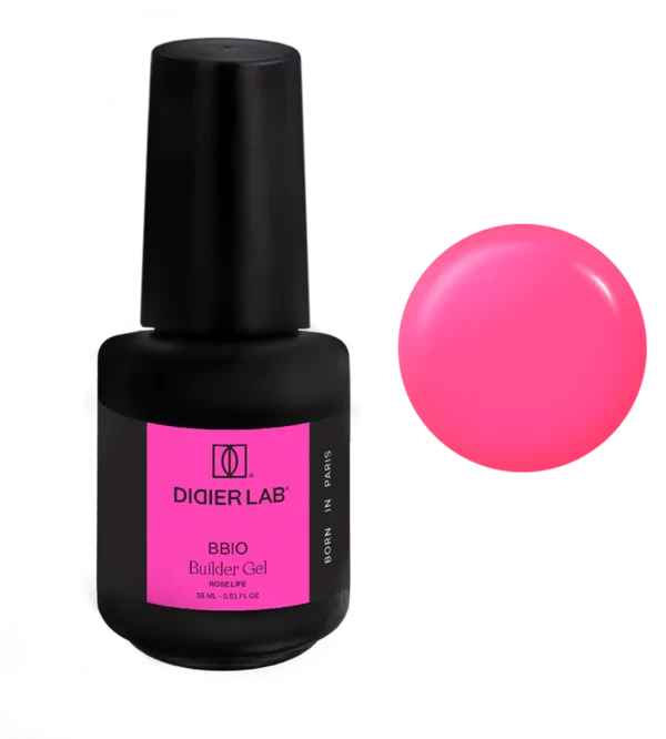 Didier Lab Builder Gel in bottle BBIO- Rose Life. 15ml.