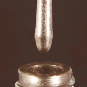 DARK Stamping Polish Nr. 21 – metallisk hvitt gull – 10 ml