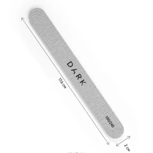 DARK Neglefil – oval grå, skumkjerne, 25 stk (180/240)