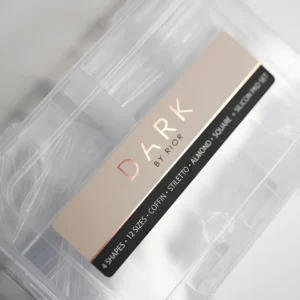 Sett med 4 typer DARK dualformer med silikoninnlegg.